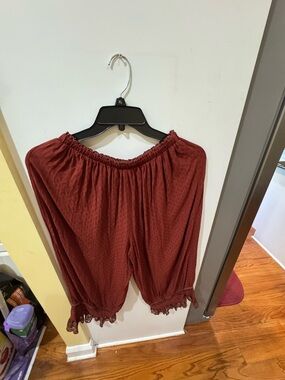 Free People Rust Red Bloomers